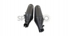 Royal Enfield Super Meteor 650 Red Rooster Astral Black Exhaust Silencer - SPAREZO